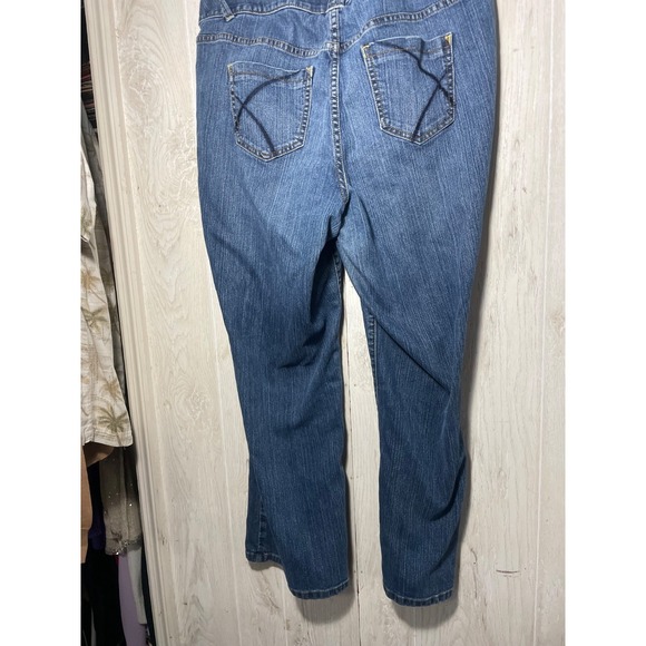 Lane Bryant Denim - Womens Lane Bryant Tighter Tummy Tech. Embroided Bootcut Denim Plus Size 16 Peti